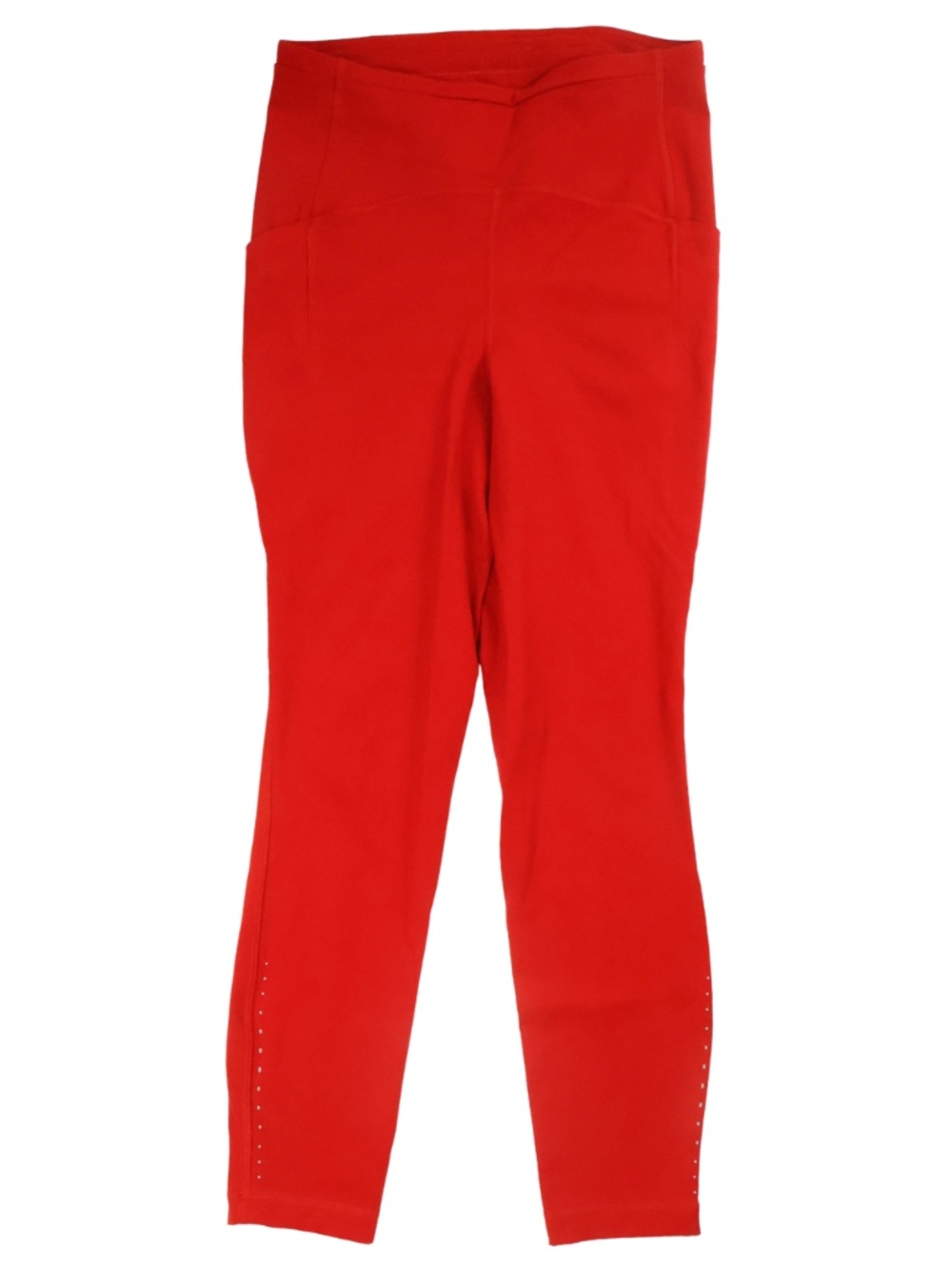 Lululemon Red 24" Leggings Reflective Detail Siz